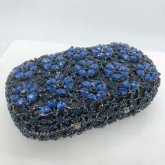 Blue heart-shaped flower